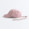 Gorra con efecto lavado 100 % algodón con cordón Gorra con efecto lavado 100 % algodón con cordón