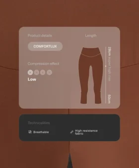 Leggings capri Comfortlux de talle superalto de 50 cm Leggings capri Comfortlux de talle superalto de 50 cm