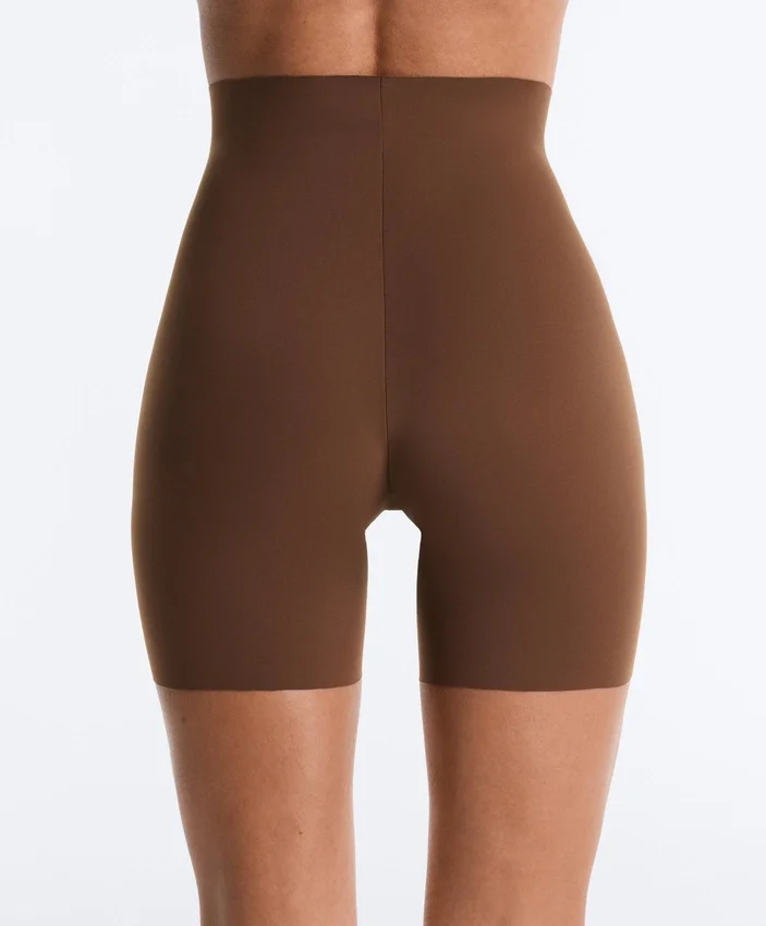 Leggings ciclistas de cintura alta con corte láser invisible Leggings ciclistas de cintura alta con corte láser invisible