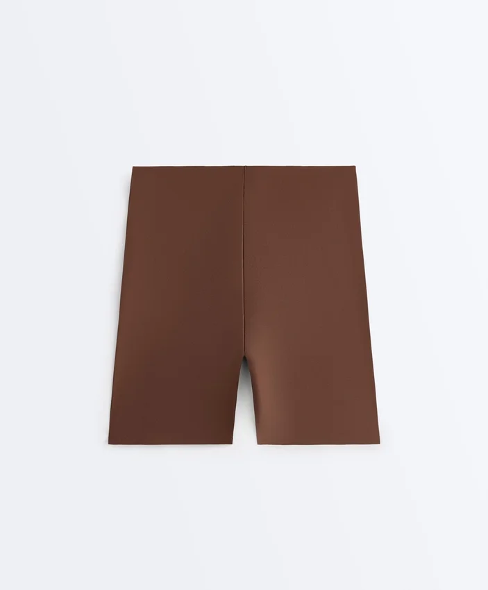 Leggings ciclistas de cintura alta con corte láser invisible Leggings ciclistas de cintura alta con corte láser invisible