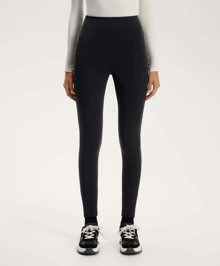 Leggings cálidos de talle alto hasta el tobillo con bolsillos, 70 cm Leggings cálidos de talle alto hasta el tobillo con bolsillos, 70 cm