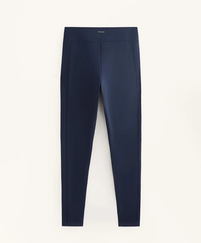 Leggings cálidos de talle alto hasta el tobillo con bolsillos, 70 cm Leggings cálidos de talle alto hasta el tobillo con bolsillos, 70 cm
