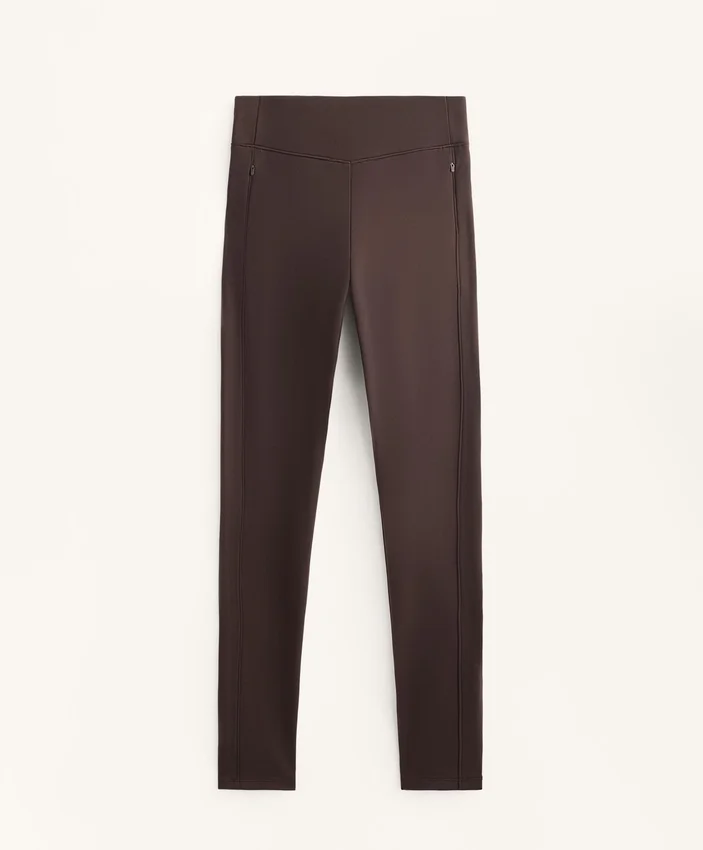 Leggings cálidos de talle alto hasta el tobillo con bolsillos, 70 cm Leggings cálidos de talle alto hasta el tobillo con bolsillos, 70 cm