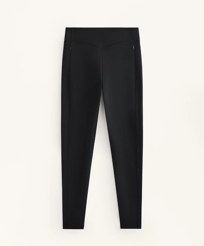 Leggings cálidos de talle alto hasta el tobillo con bolsillos, 70 cm Leggings cálidos de talle alto hasta el tobillo con bolsillos, 70 cm