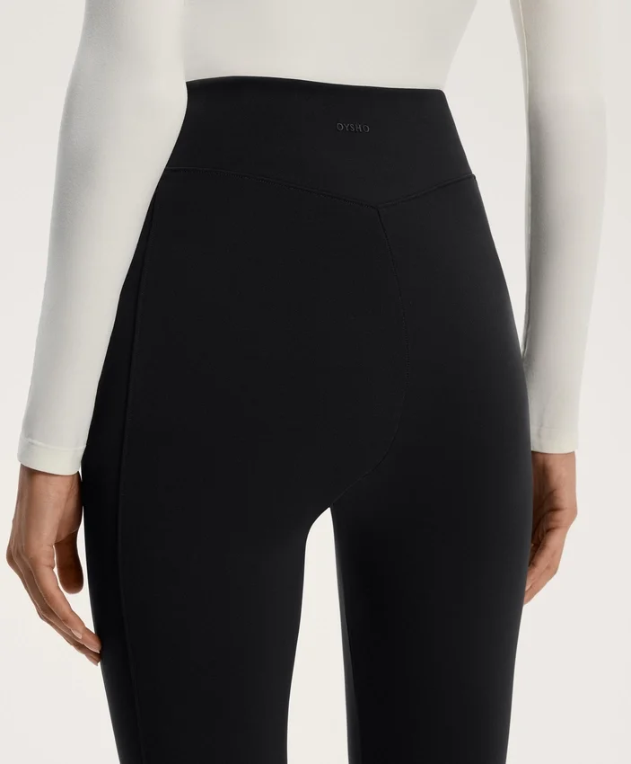 Leggings cálidos de talle alto hasta el tobillo con bolsillos, 70 cm Leggings cálidos de talle alto hasta el tobillo con bolsillos, 70 cm