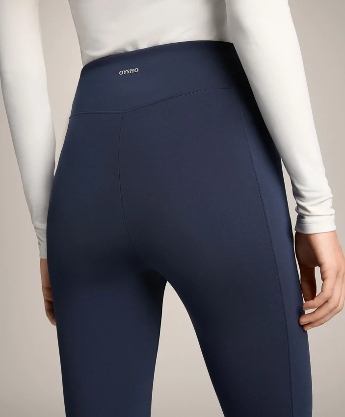 Leggings cálidos de talle alto hasta el tobillo con bolsillos, 70 cm Leggings cálidos de talle alto hasta el tobillo con bolsillos, 70 cm