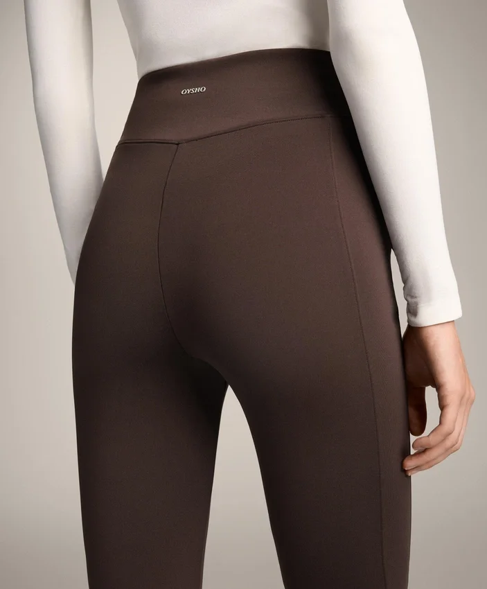 Leggings cálidos de talle alto hasta el tobillo con bolsillos, 70 cm Leggings cálidos de talle alto hasta el tobillo con bolsillos, 70 cm