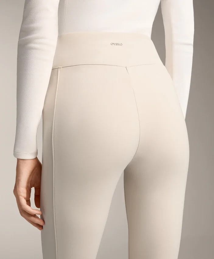 Leggings cálidos de talle alto hasta el tobillo con bolsillos, 70 cm Leggings cálidos de talle alto hasta el tobillo con bolsillos, 70 cm