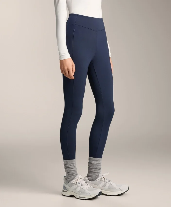 Leggings cálidos de talle alto hasta el tobillo con bolsillos, 70 cm Leggings cálidos de talle alto hasta el tobillo con bolsillos, 70 cm