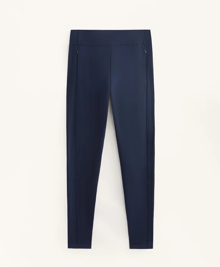 Leggings cálidos de talle alto hasta el tobillo con bolsillos, 70 cm Leggings cálidos de talle alto hasta el tobillo con bolsillos, 70 cm