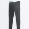 Leggings Comfortlux con cintura en V y contraste, hasta el tobillo Leggings Comfortlux con cintura en V y contraste, hasta el tobillo