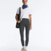 Leggings Comfortlux con cintura en V y contraste, hasta el tobillo Leggings Comfortlux con cintura en V y contraste, hasta el tobillo