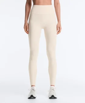 Leggings Comfortlux de cintura alta acanalada, 65 cm, hasta el tobillo