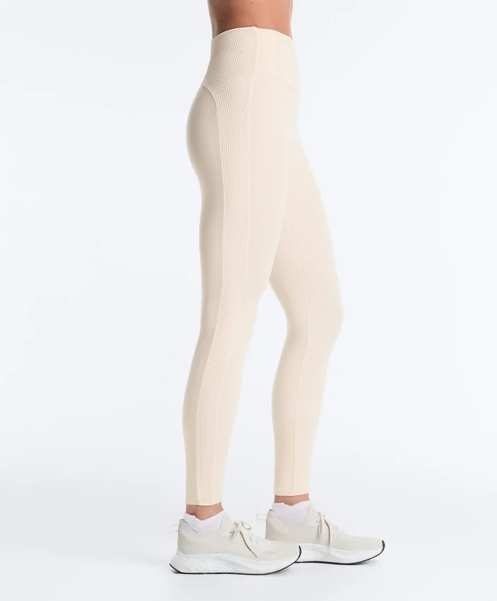 Leggings Comfortlux de cintura alta acanalada, 65 cm, hasta el tobillo Leggings Comfortlux de cintura alta acanalada, 65 cm, hasta el tobillo