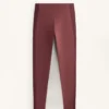 Leggings Comfortlux de cintura alta y largo hasta el tobillo con tejido acanalado
