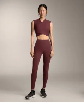 Leggings Comfortlux de cintura alta y largo hasta el tobillo con tejido acanalado Leggings Comfortlux de cintura alta y largo hasta el tobillo con tejido acanalado