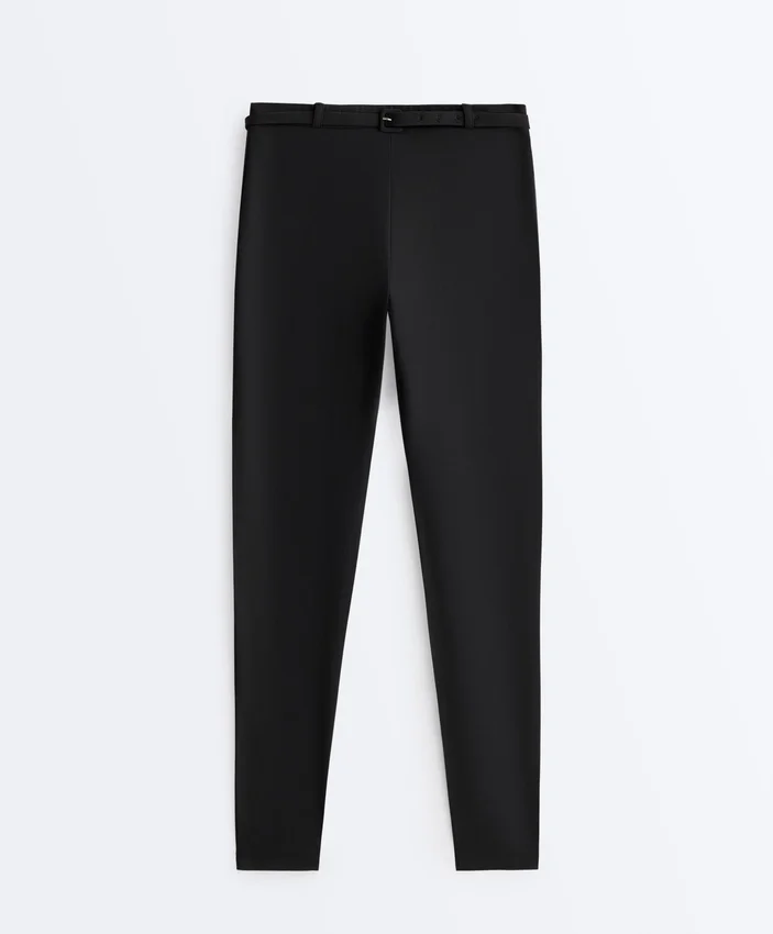 Leggings Comfortlux de talle alto (65 cm) hasta el tobillo con cinturón Leggings Comfortlux de talle alto (65 cm) hasta el tobillo con cinturón