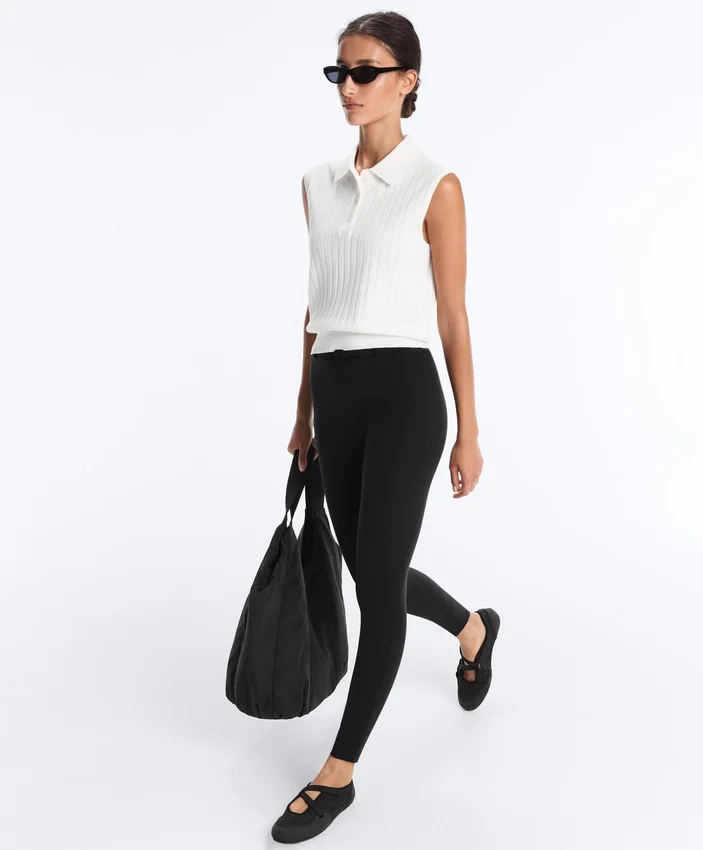 Leggings Comfortlux de talle alto (65 cm) hasta el tobillo con cinturón Leggings Comfortlux de talle alto (65 cm) hasta el tobillo con cinturón