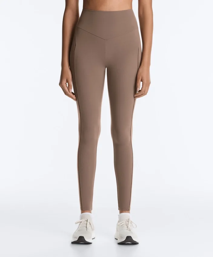 Leggings Comfortlux de talle alto con dobladillo calado hasta el tobillo Leggings Comfortlux de talle alto con dobladillo calado hasta el tobillo