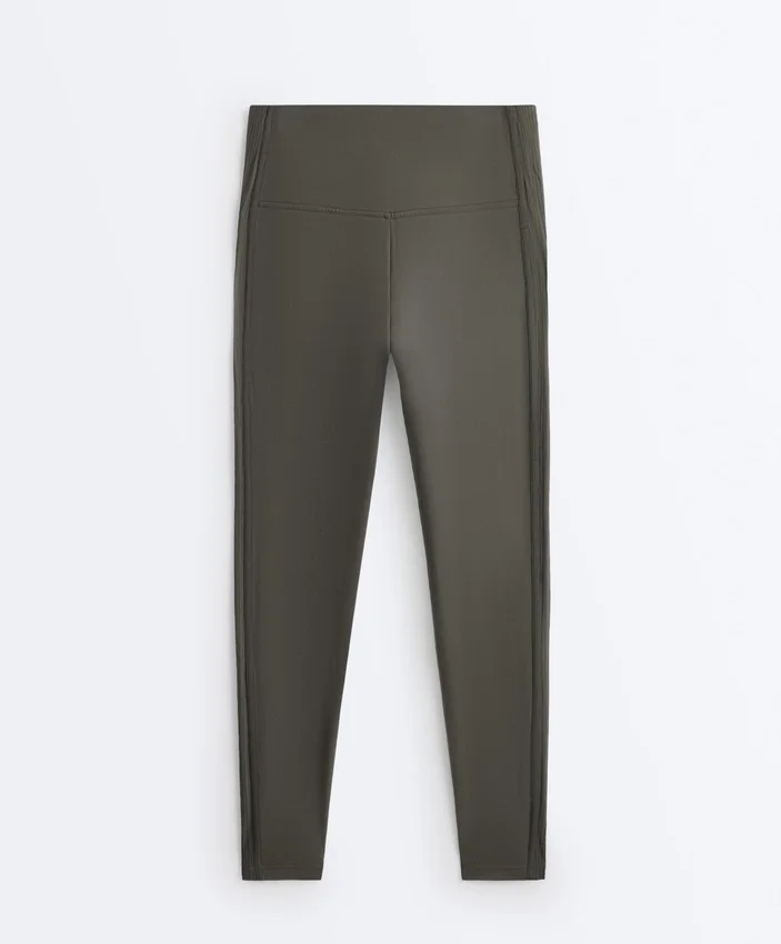 Leggings Comfortlux de talle alto con ribete, hasta el tobillo Leggings Comfortlux de talle alto con ribete, hasta el tobillo