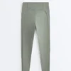 Leggings Comfortlux de talle alto con ribete, hasta el tobillo Leggings Comfortlux de talle alto con ribete, hasta el tobillo