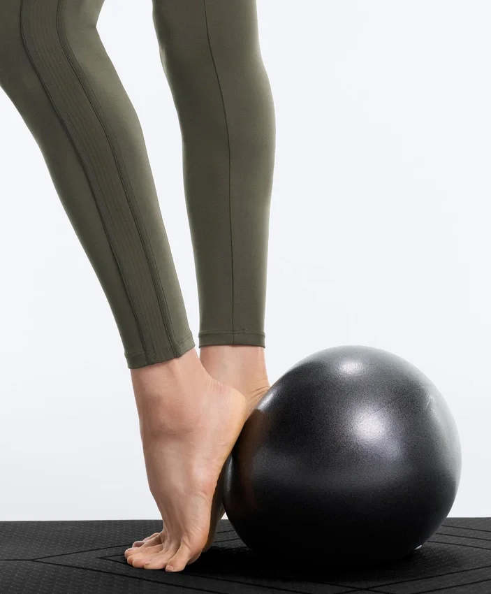 Leggings Comfortlux de talle alto con ribete, hasta el tobillo Leggings Comfortlux de talle alto con ribete, hasta el tobillo