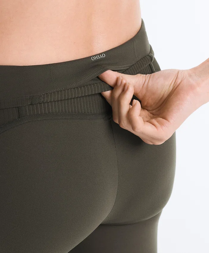 Leggings Comfortlux de talle alto con ribete, hasta el tobillo Leggings Comfortlux de talle alto con ribete, hasta el tobillo