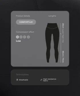 Leggings Comfortlux de talle superalto y largo hasta el tobillo
