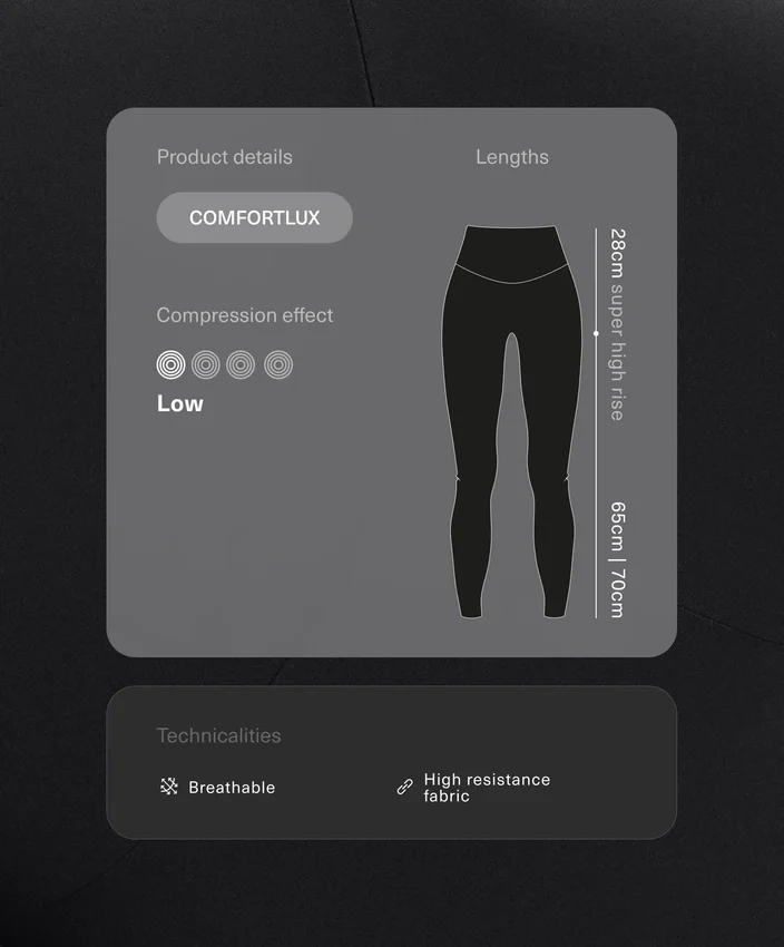 Leggings Comfortlux de talle superalto y largo hasta el tobillo Leggings Comfortlux de talle superalto y largo hasta el tobillo