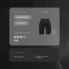 Leggings de ciclismo de 20 cm con cintura alta y bolsillos Compressive Leggings de ciclismo de 20 cm con cintura alta y bolsillos Compressive