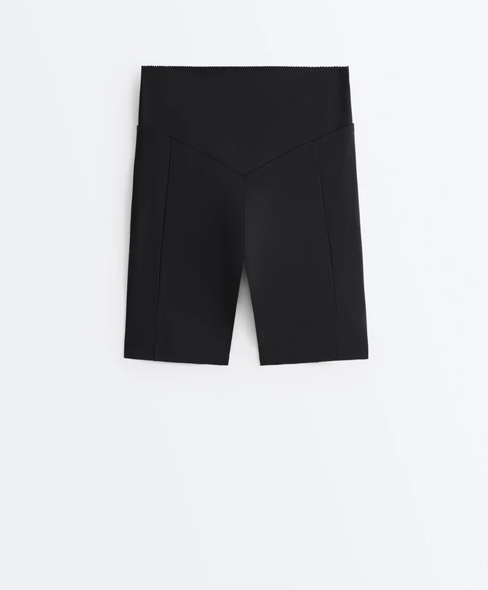 Leggings de ciclismo de 20 cm con cintura alta y bolsillos Compressive Leggings de ciclismo de 20 cm con cintura alta y bolsillos Compressive