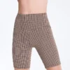 Leggings de ciclista de cuadros vichy de talle alto de 20 cm de Comfortlux Leggings de ciclista de cuadros vichy de talle alto de 20 cm de Comfortlux