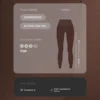 Leggings de cintura alta, Compressive Core Control, hasta el tobillo Leggings de cintura alta, Compressive Core Control, hasta el tobillo