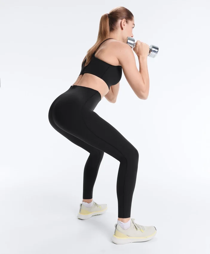 Leggings de cintura alta, Compressive Core Control, hasta el tobillo Leggings de cintura alta, Compressive Core Control, hasta el tobillo