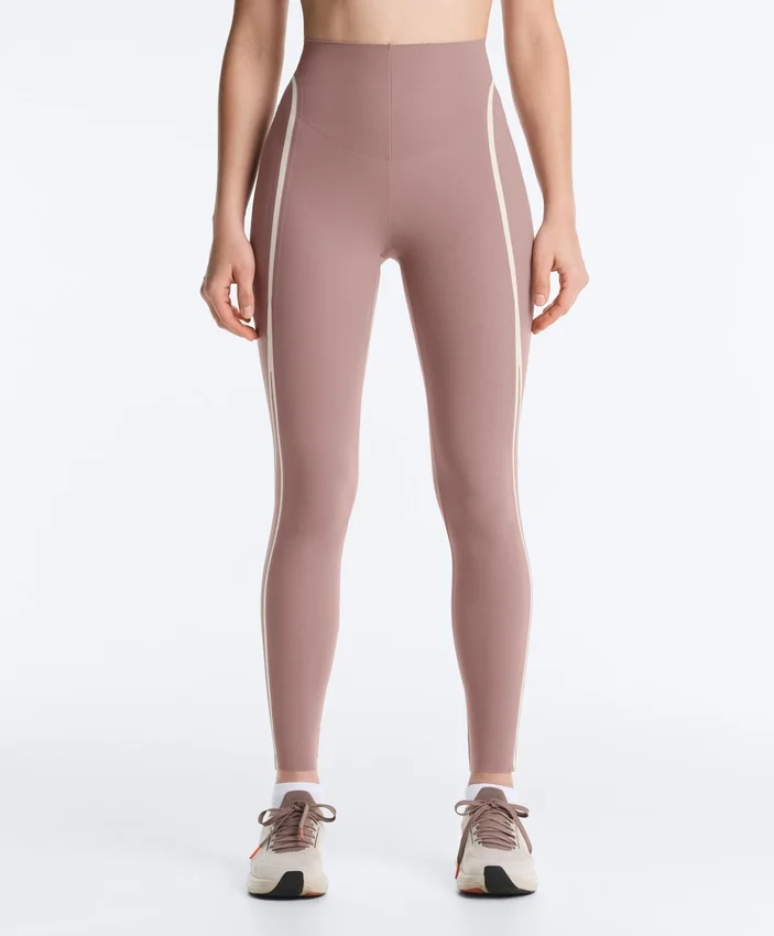 Leggings de cintura alta, Compressive Core Control, hasta el tobillo, con detalles en contraste Leggings de cintura alta, Compressive Core Control, hasta el tobillo, con detalles en contraste