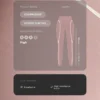 Leggings de cintura alta, Compressive Core Control, hasta el tobillo, con detalles en contraste Leggings de cintura alta, Compressive Core Control, hasta el tobillo, con detalles en contraste
