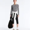 Leggings de talle alto Comfortlux de 40 cm hasta la rodilla