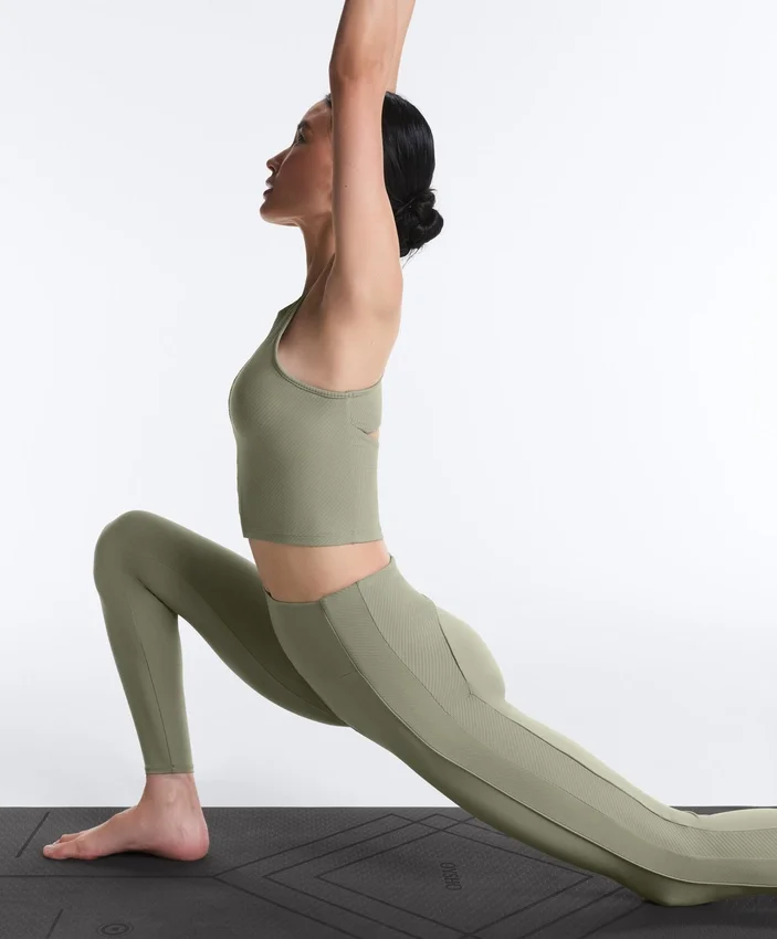 Leggings de talle alto con ribete de Comfortlux Leggings de talle alto con ribete de Comfortlux