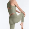 Leggings de talle alto con ribete de Comfortlux Leggings de talle alto con ribete de Comfortlux