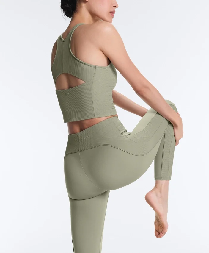 Leggings de talle alto con ribete de Comfortlux Leggings de talle alto con ribete de Comfortlux
