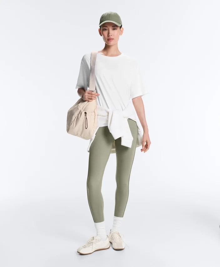 Leggings de talle alto con ribete de Comfortlux Leggings de talle alto con ribete de Comfortlux
