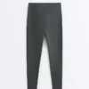 Leggings de talle alto y largo hasta el tobillo de Comfortlux Leggings de talle alto y largo hasta el tobillo de Comfortlux