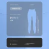 Leggings de talle alto y largo hasta el tobillo de Comfortlux Leggings de talle alto y largo hasta el tobillo de Comfortlux