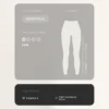 Leggings de talle alto y largo hasta el tobillo de Comfortlux Leggings de talle alto y largo hasta el tobillo de Comfortlux