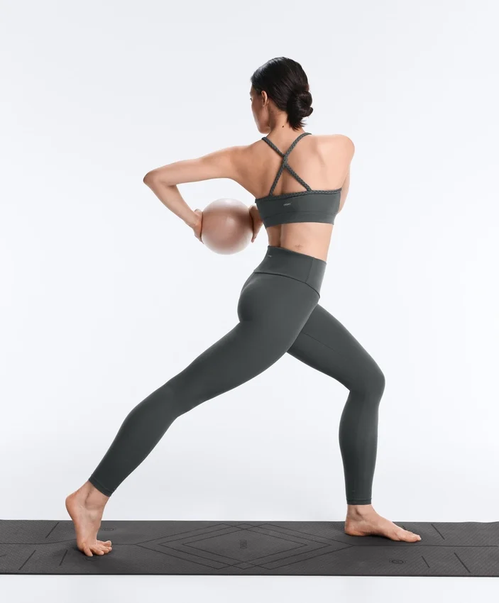 Leggings de talle alto y largo hasta el tobillo de Comfortlux Leggings de talle alto y largo hasta el tobillo de Comfortlux