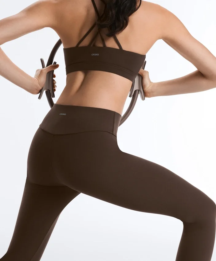 Leggings de talle alto y largo hasta el tobillo de Comfortlux Leggings de talle alto y largo hasta el tobillo de Comfortlux
