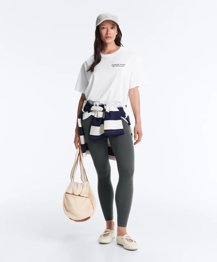 Leggings de talle alto y largo hasta el tobillo de Comfortlux Leggings de talle alto y largo hasta el tobillo de Comfortlux