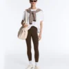 Leggings de talle alto y largo hasta el tobillo de Comfortlux Leggings de talle alto y largo hasta el tobillo de Comfortlux