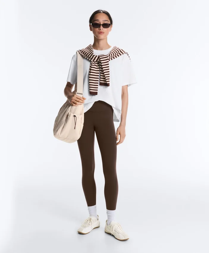 Leggings de talle alto y largo hasta el tobillo de Comfortlux Leggings de talle alto y largo hasta el tobillo de Comfortlux