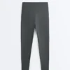 Leggings de talle alto y largo hasta el tobillo de Comfortlux Leggings de talle alto y largo hasta el tobillo de Comfortlux